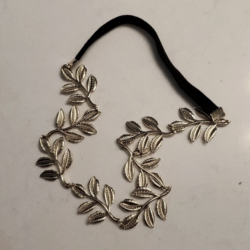 Gold leaf headband